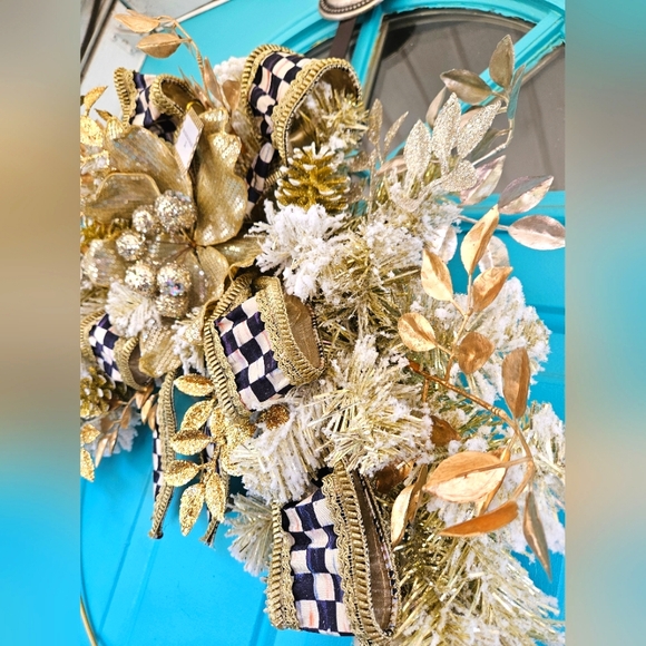 Mackenzie Childs Glam Up Hoop Wreath - Picture 4 of 10